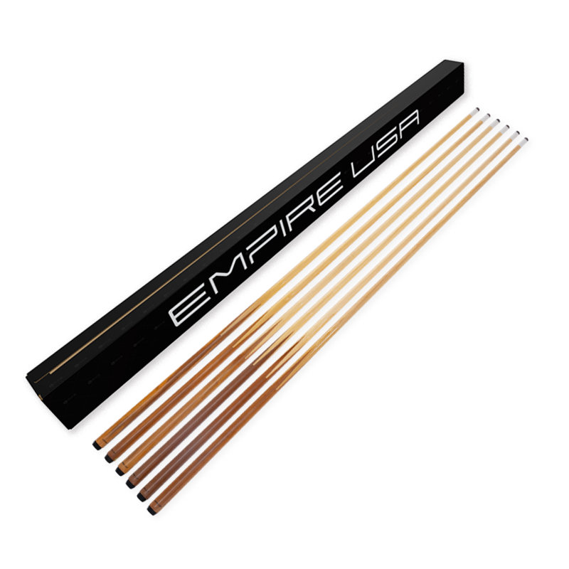 Ensemble de 6 queues de billard 57 po Empire