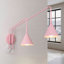Nox Steel Flush Mounted Sconce-1191725740-1191725754-1191725755