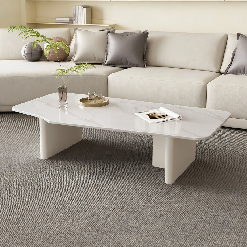 Wrightstown, H 15,74 po x L 51,18 po x l 25,59 po, Blanc, Blanc / gris clair