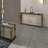 Eesha 47.25'' Glass Top Console Table-52490779