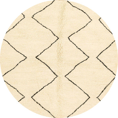 Wool Abstract Indoor Rug