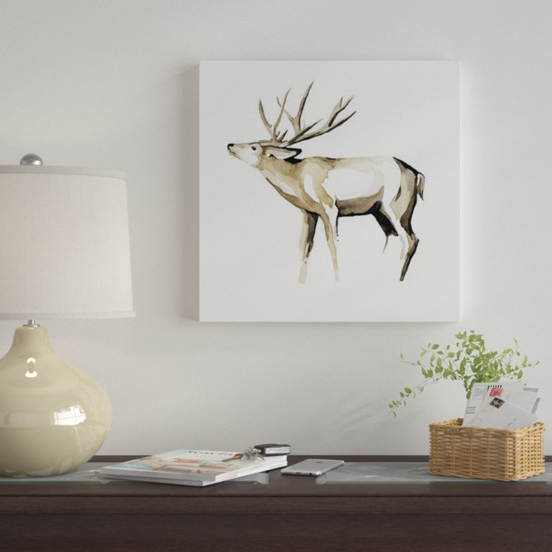 « forestières i », peinture sur toile tendue, H 26 po x l 26 po x P 1,5 po