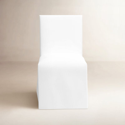 Armstrong Cotton Parsons Chair in Twill White