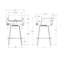 Tabouret de bar et de comptoir pivotant 17 Stories Darien-1343306389-1343971974