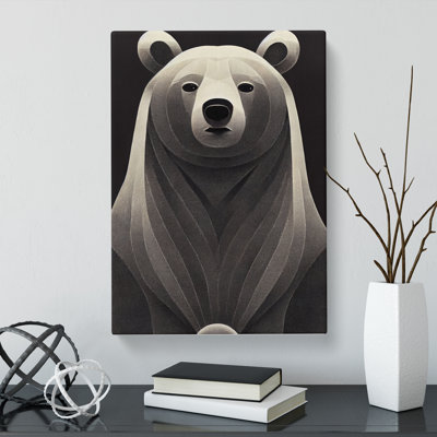 Bear Avant Garde - Wrapped Canvas