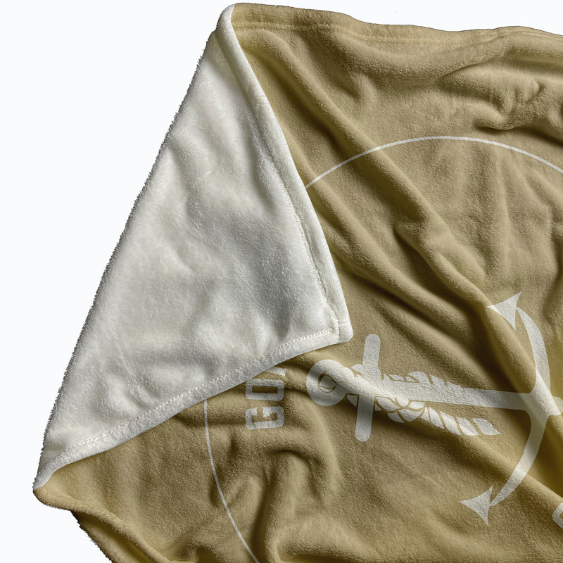 Jeté polaire Nautical Nights, L 60 po x L 80 po, Taupe, 1.95