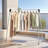 Clothes Drying Rack Foldable, Stainless Steel Laundry Drying Rack Collapsible, Clothes Hanger for Sweater Baby Clothes Towel for Indoor & Outdoor, Portable Clothes Airer for Travel