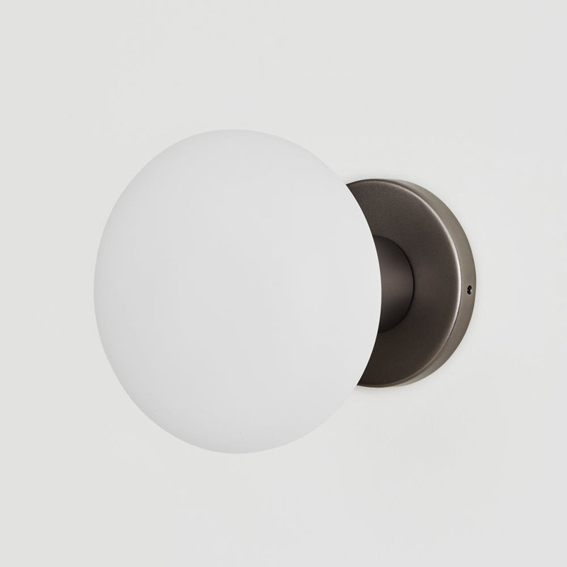 1 - Light Armed Sconce, Graphite