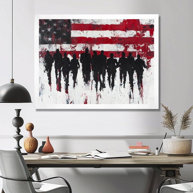Décoration murale Laerica - Patriotist USA, H 30 po x l 40 po, Toile tendue, Ne s’applique pas