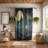 Amea Abstract Shower Curtain-1086063707