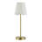 18" Metal Table Lamp With White Shade-1957445994