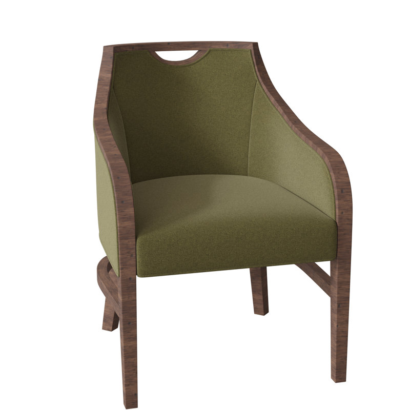 Fauteuil l 24 po Anthony, Noisette, 8789 Polyester sauge