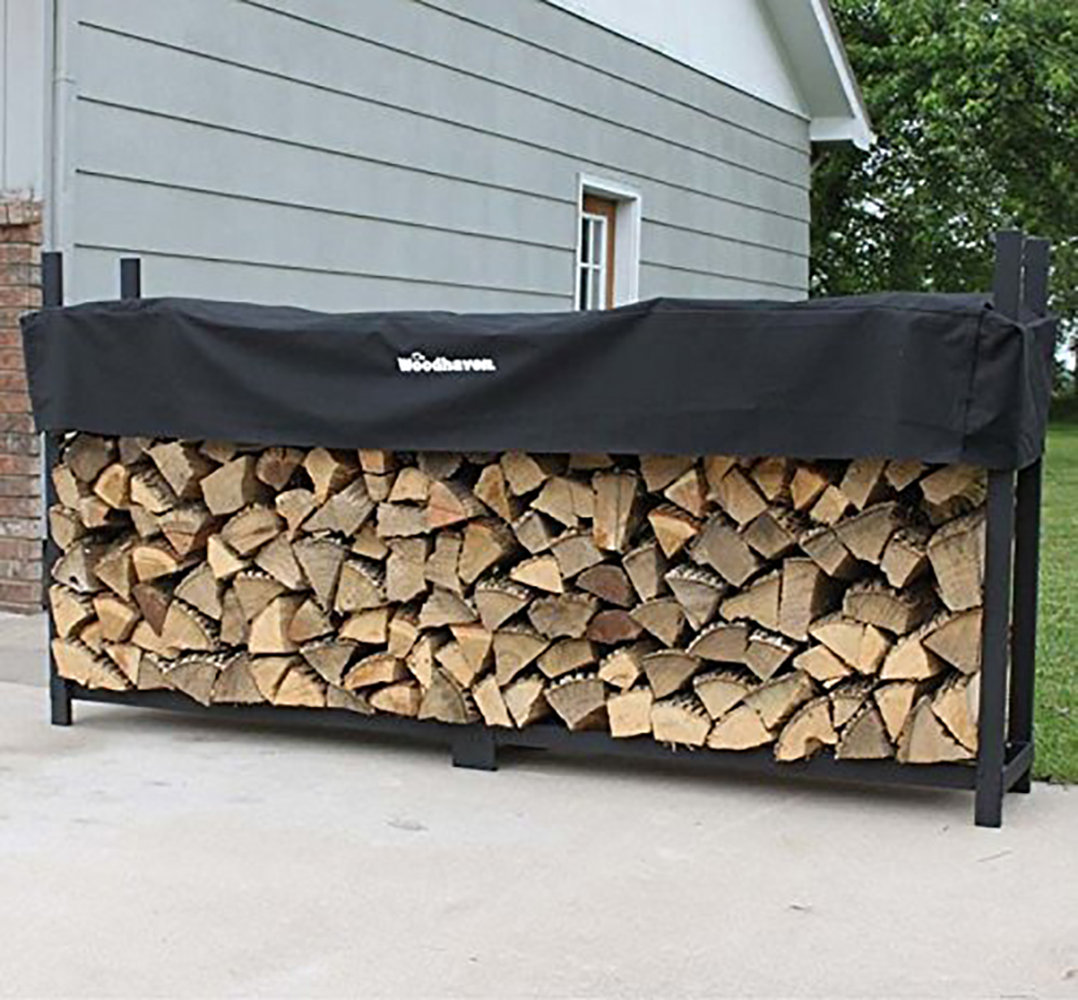 96'' W Metal Log Rack Woodhaven