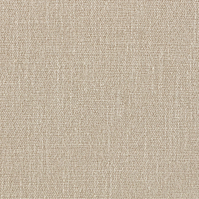 Chaise d'appoint Vina, Noyer teinté, Tissu beige texturé en lin
