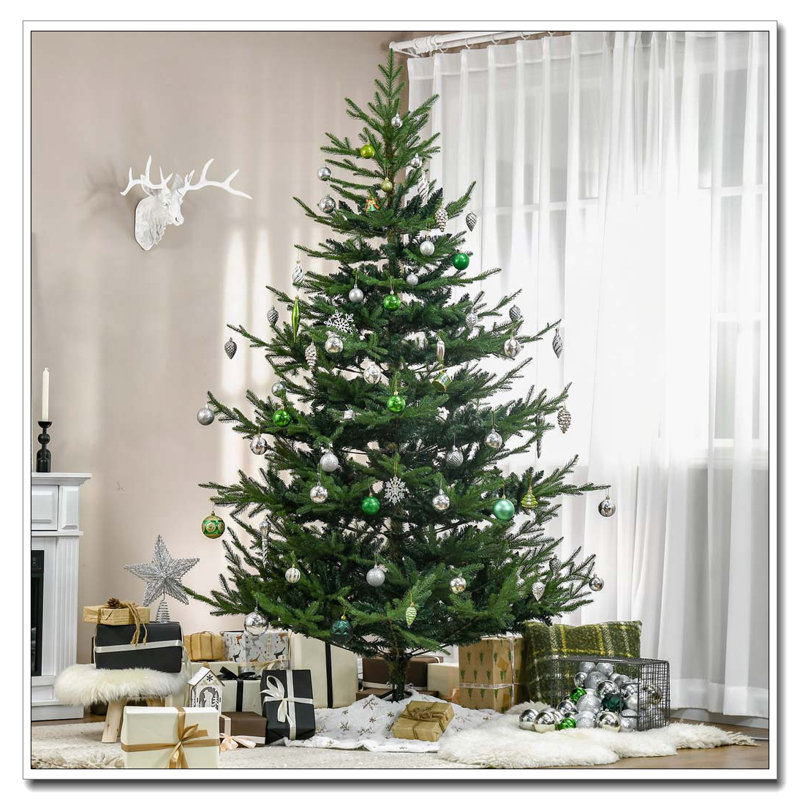 Arbre de Noël artificiel 7,5 pieds, H 7,5 pi 