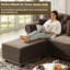 Repose-pieds rembourré 31 po Annalease-1338839884