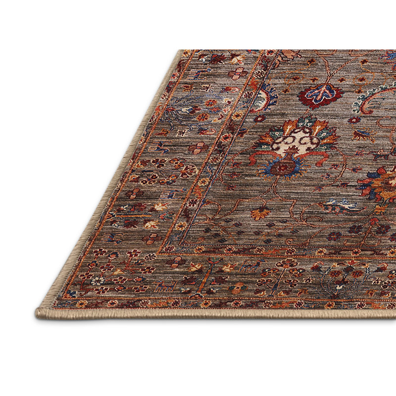 Tapis 100% moderne de style Mid-Century lavable à la machine de 1970, Rectangle 3 pi x 5 pi