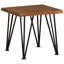Bureau rustique en bois et en fer, style industriel, 18 x 18 x 18, buffet de patio à changement de teinte, variation de teinture