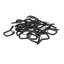 Paquet de 20 crochets Q-Hanger robustes avec boucle de sécurité pour guirlandes et décorations d'extérieur