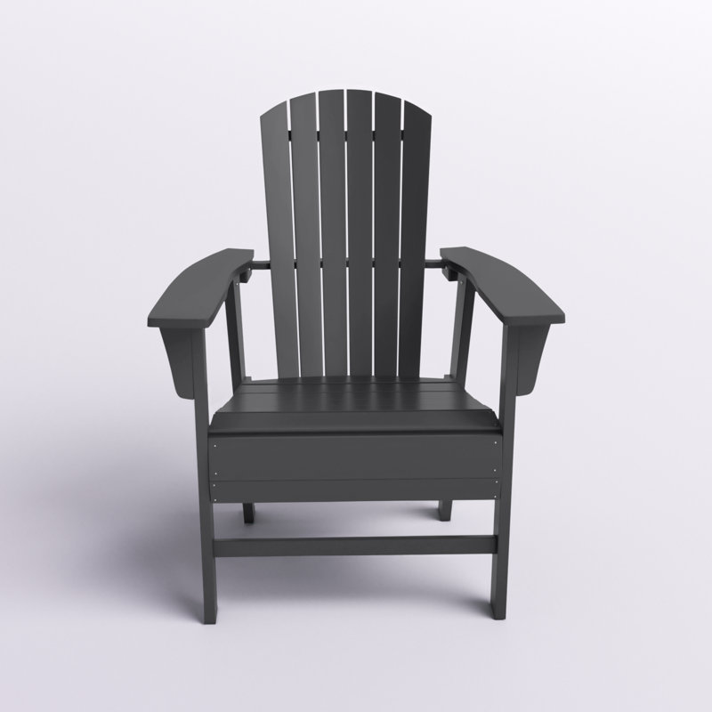 Geoff Outdoor Adirondack Chair, Gray