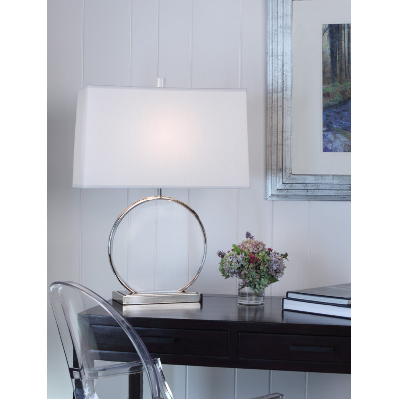 Alice Table Lamp, Polished Nickel