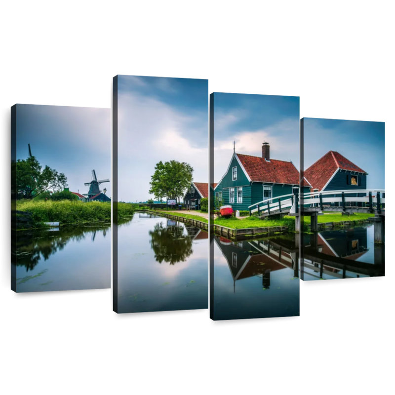 Lilie Zaanse Schans Farmhouse, H 42 po x l 68 po