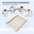 Sauna Backrest S-Shape Ergonomic Chair Canadian Hemlock Wood