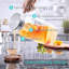 2.6 Litre Glass Pitcher With Lid And Spout Glass Water Carafe For Hot Cold Water Iced Tea Pitcher Pitcher For Coffee Juice And Homemade Beverage-116328139