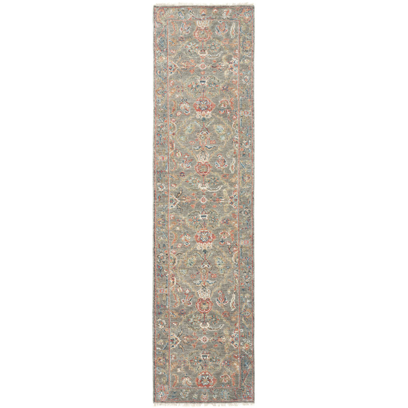 Wool Area Rug, Runner 2'6" x 10'