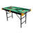 4-Foot Folding Pool Table, Portable And Beginner Friendly, Green, For Game Room
