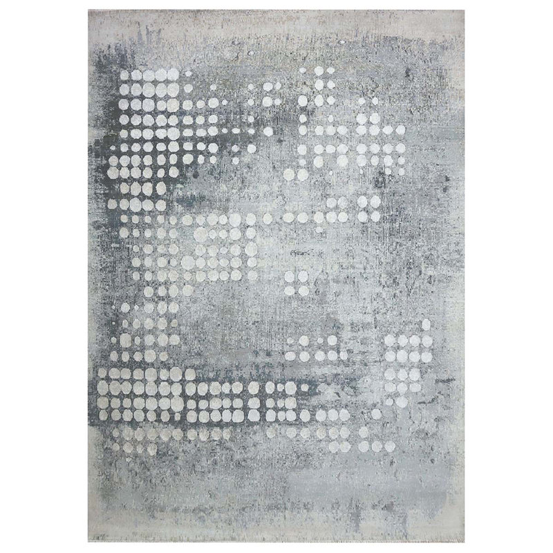 Polka Dots Area Rug, Rectangle 9' x 12'