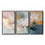 «White Brushstroke Abstract Paint III», ensemble de salon d'art mural pivoines-107213534-107213526