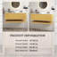 Meuble-lavabo mural simple 48 po avec comptoir