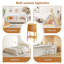 Kacie 80cm H x 37cm W Solid Wood Book Cabinet Bookcase