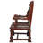 Cleon Throne Leather Armchair