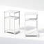 Subria 34.0cm W Metal Bedside Table