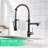Commercial Kitchen Faucet with Pull Down Sprayer