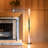 Helix 48 in. Industrial LED Floor Lamp with Built-In 3-Way Dimmer