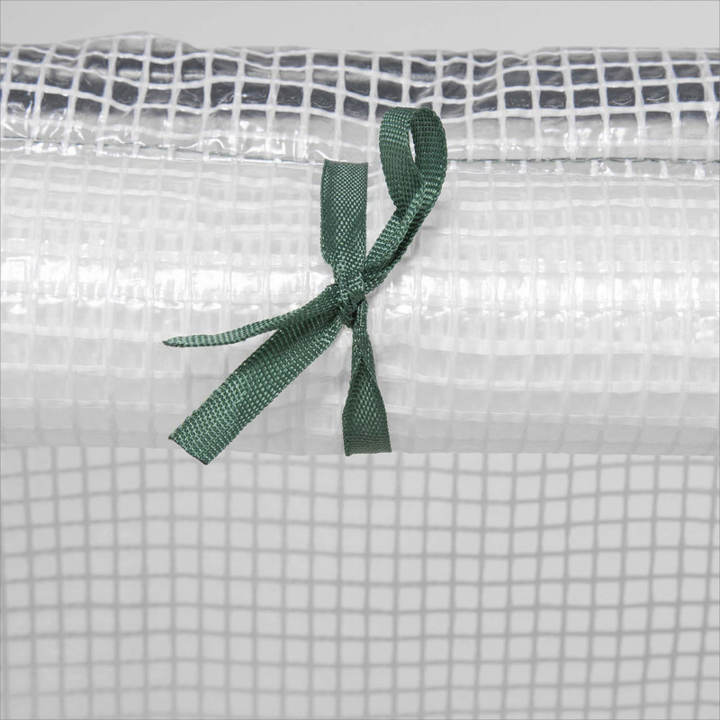 6' X 3' X 3' Portable Mini Greenhouse Outdoor Garden With Large Zipper Doors And Water/UV PE Cover, 3' H x 5.9' W x 3' D