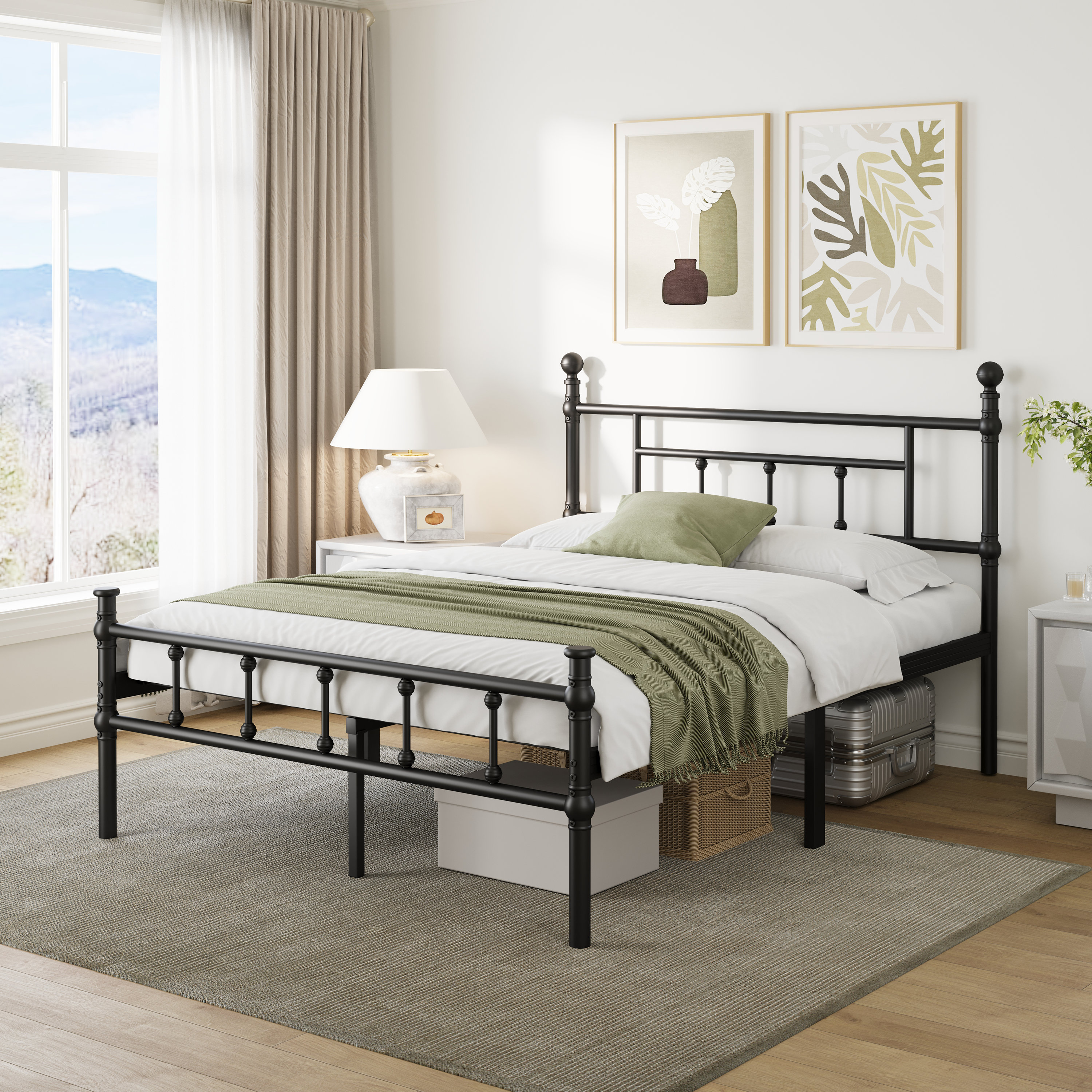 FULL Size Metal Bed Frame | Wayfair