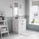Hartford 30" Carrara White Marble Countertop Bath Vanity in Pure White with Faucet and Mirror