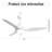 52 Inch Modern Ceiling Fan With 22W Led Light, 3 Abs Fan Blades Dc Motor Ceiling Fan For Bedroom Living Room-419617553