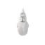 Statue décorative de poulet pour décoration intérieure - objet décoratif tacheté traditionnel pour la décoration de table ou de salon - 5 po, blanc-1894317064