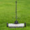 50Lbs Rolling Magnetic Sweeper with Wheels, 24-inch Large Magnet Pickup Lawn Sweeper with Telescoping Handle, Push-Type Magnetic Pick Up Sweeper, Easy Cleanup of Workshop Garage Yard