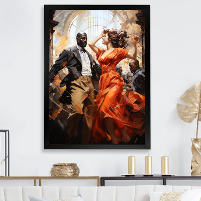Tango Dance Elegance I sur impression sur toile