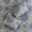 Courtepointe très grand / très grand bleu - médaillon floral, coussins brodés, matériau de microfibre 6 pièces, très grand lit, avec grands médaillons, 100%-117361762-117361761