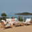 Outdoor Conversation Furniture Set with Wood Pattern