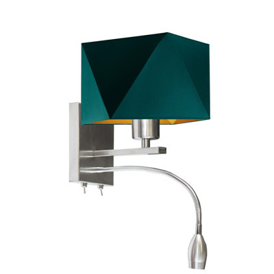 Dareau Steel LED Armed Sconce