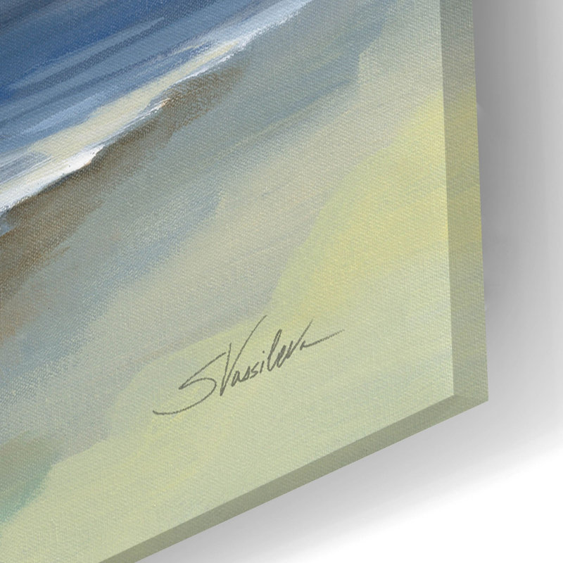  «Silent Waves» par Silvia Vassileva, art mural en verre acrylique, H 16 po x l 24 po x P 0,2 po