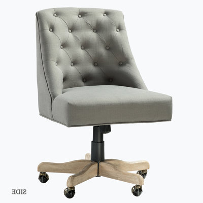 Chaise de bureau moderne avec dossier capitonné